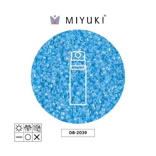 [32192] Miyuki delica 11/0 DB2039 neon ocean azul x 10g