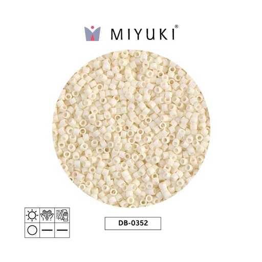 [20015] Miyuki delica 11/0 DB0352 mate crema x 50g