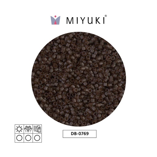 [23941] Miyuki delica 11/0 DB0769 mate transparente taupe x 50g
