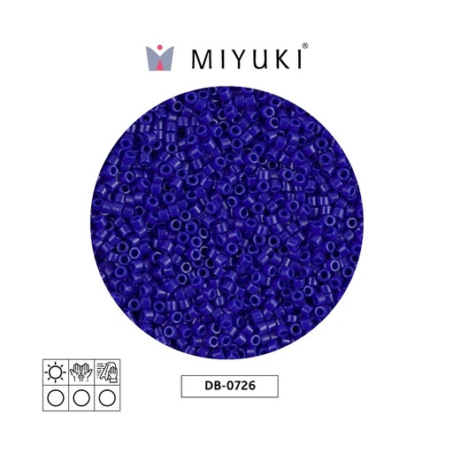 [20021] Miyuki delica 11/0 DB0726 opaco oscuro azul x 50g