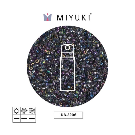 [15830] Miyuki delica 11/0 DB2206 magic azul x 10g