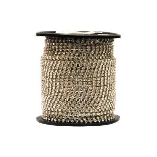 [19252] Cadena strass MCSS10/SP crystal x m