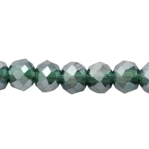 [09078] Murano rondela facetada 3mm crystal AB A02 x 100unds