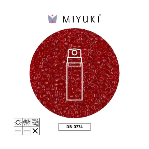 [29620] Miyuki delica 11/0 DB0776 matte transp kelly x 10g