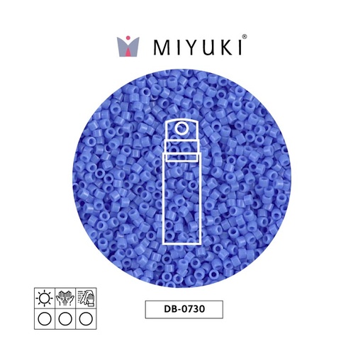 [23102] Miyuki delica 11/0 DB0730 op lt sapphire x 10g