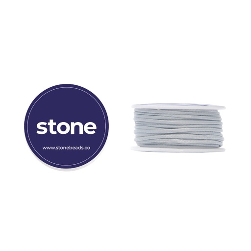 [16829] Cordon vibora 1mm 128 gris x rollo 8m