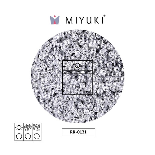 Mostacilla Miyuki rocalla 11/0 RR0131 cristal x 25g