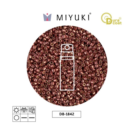 [30598] Miyuki delica 11/0 DB1842 galvanizado copper x 10gr