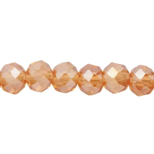 [08255] Murano rondela facetada 4mm sun  #75 x 145 unds