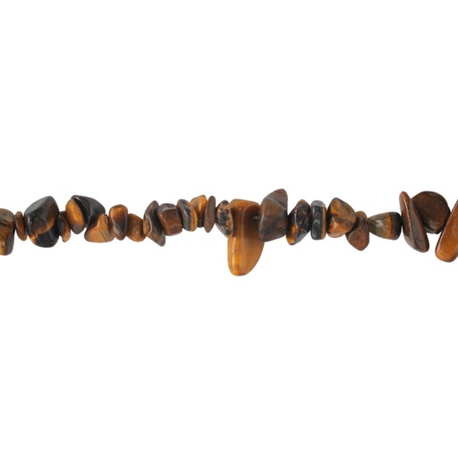[18172] Big chips 5x8mm ojo de tigre x 90cm