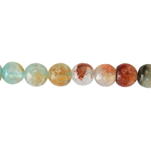 [24229] Sarta redonda facetada 8mm fire agate inducolitex 47un