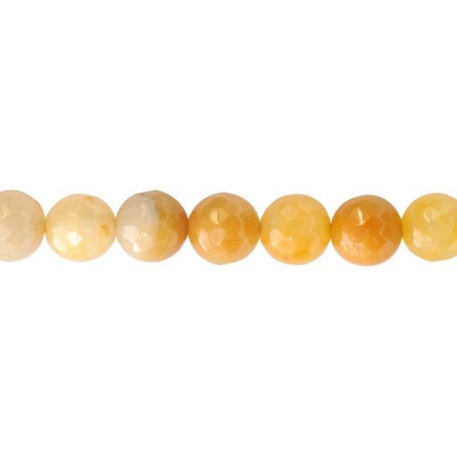 [12147] Sarta redonda facetada 8mm fire agate honey x 48und
