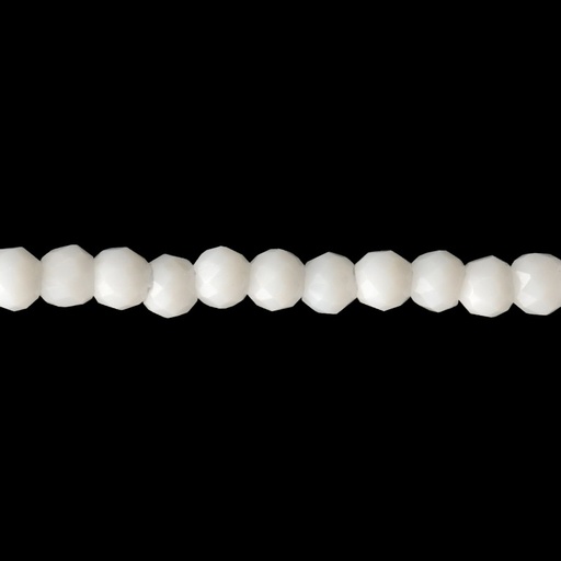 [10632] Murano redondo facetado 2mm blanco x unds