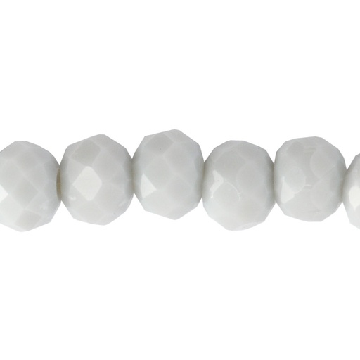 [26538] Murano rondela facetada 2mm gris mate 55 x 155 und