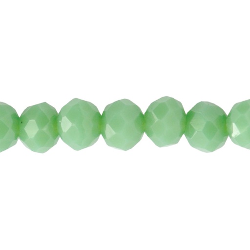 [19056] Murano rondela facetada 3mm verde pino 102 x 145unds