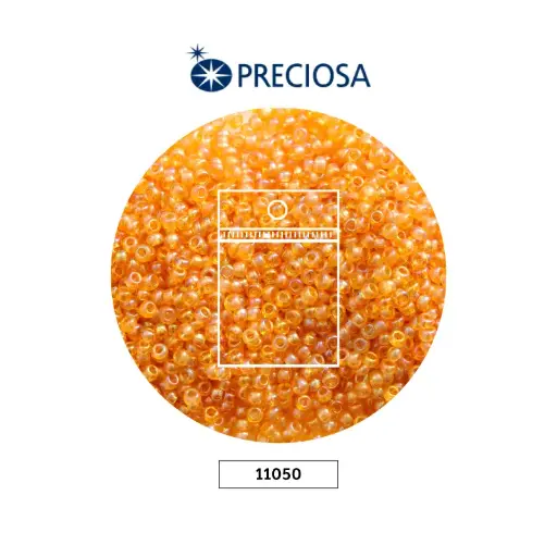[28560] Mostacilla checa preciosa 10/0 2mm 11050 P lt smoked topaz AB x 50g