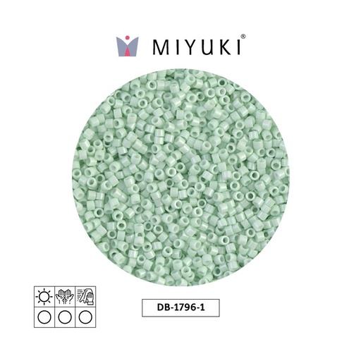 [28578] Miyuki delica 11/0 DB1496-1 opaco claro verde menta x 50g