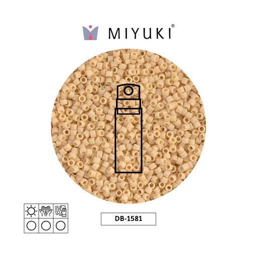 [13091] Miyuki delica 11/0 DB1581 mate opaco crema x 10g