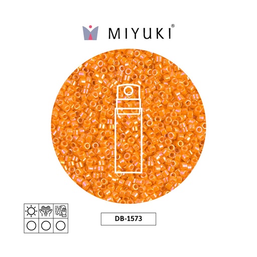 [25148] Miyuki delica 11/0 DB1573 opaco mandarin AB x 10g