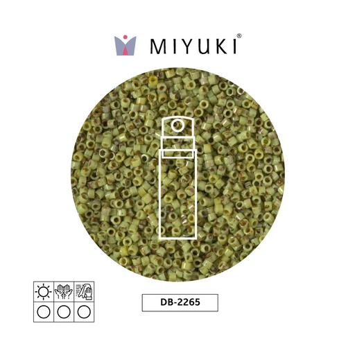 [22860] Miyuki delica 11/0 DB2265 opaco chartre picasso x 10gr