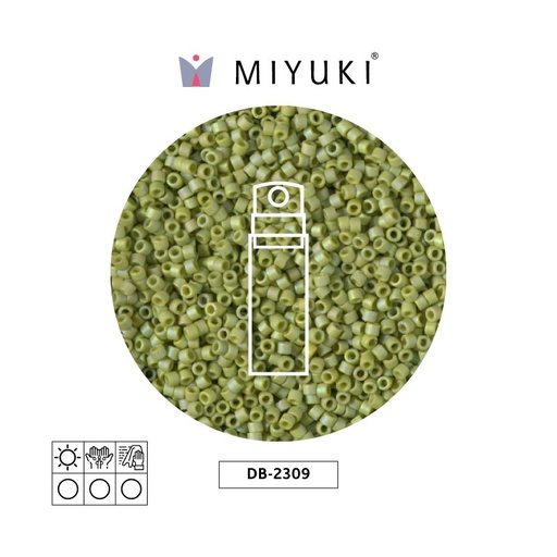 [19201] Miyuki delica 11/0 DB2309 opaco glaz seaweed AB x 10g