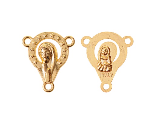 [22208] Dije crucero virgen 02 18x16mm/rodio x und