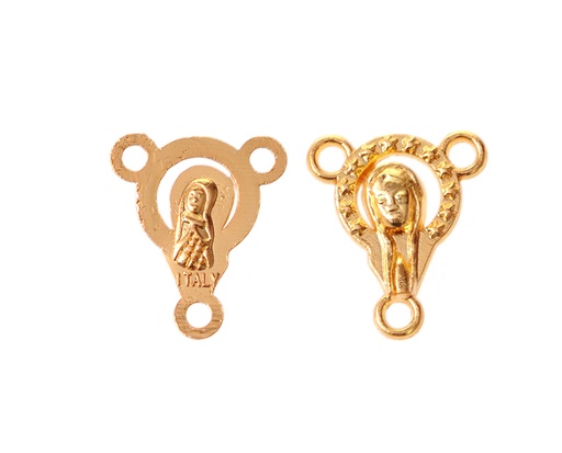 [22416] Crucero virgen 14x12mm NI/golfi x und