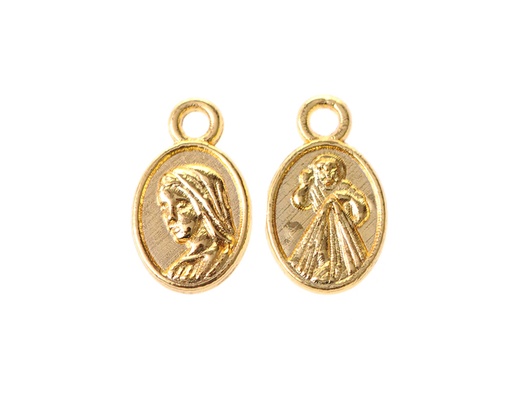 [22638] Medalla virgen 130 13x8mm/golfi x und