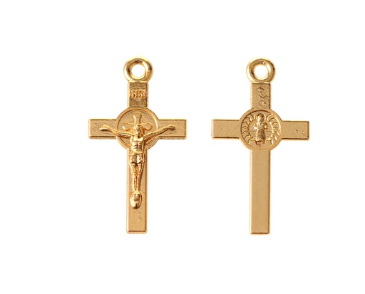 [22653] Dije cruz 108 23x12mm/rodio x und