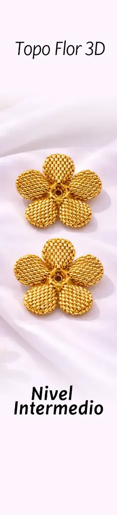 Curso Miyuki Intermedio - Topo Flor 3D